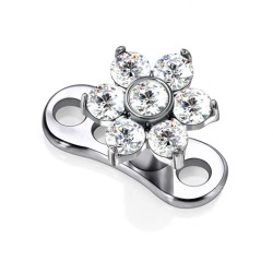 Dermal Anchor Fiore Cristallo