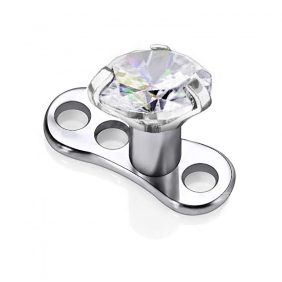 Cristal d’ancrage cutané
