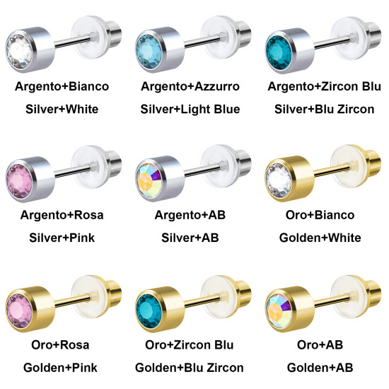 Monouso Orecchio Piercer In Sterile - 4mm Monouso Orecchio Piercer In Sterile - 4mm