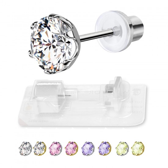 Sterile Earrings for Gun Piercing