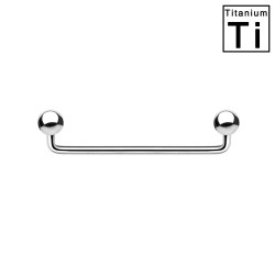 Surface Barbell in Titanio Φ1.6mm Surface Barbell in Titanio Φ1.6mm