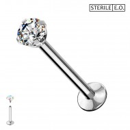 Sterile Labret with Crystal